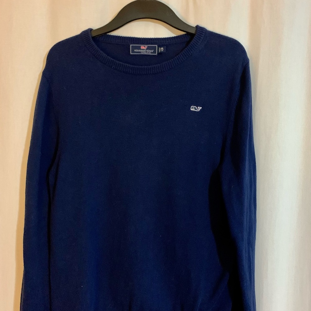 Vineyard Vines Boys XL Navy DISCONTINUED- Crewneck Sweater
